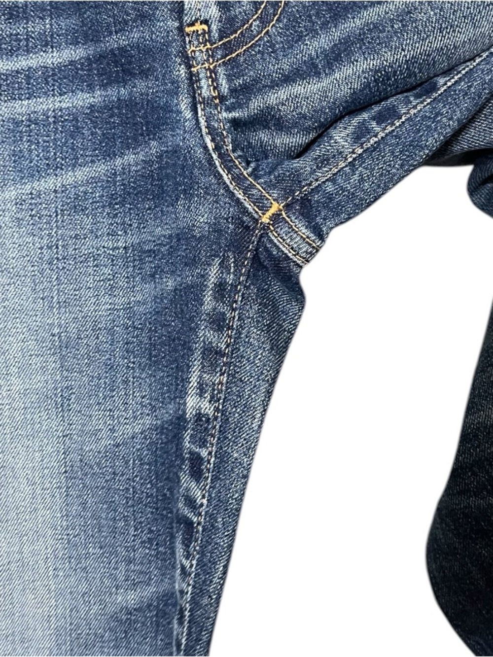 MOUSSY VINTAGE Edgerton Skinny Women's 26 Dark Blue Casual Selvedge‎ Denim New - Picture 7 of 14